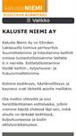 Mobile Screenshot of kalusteniemi.fi